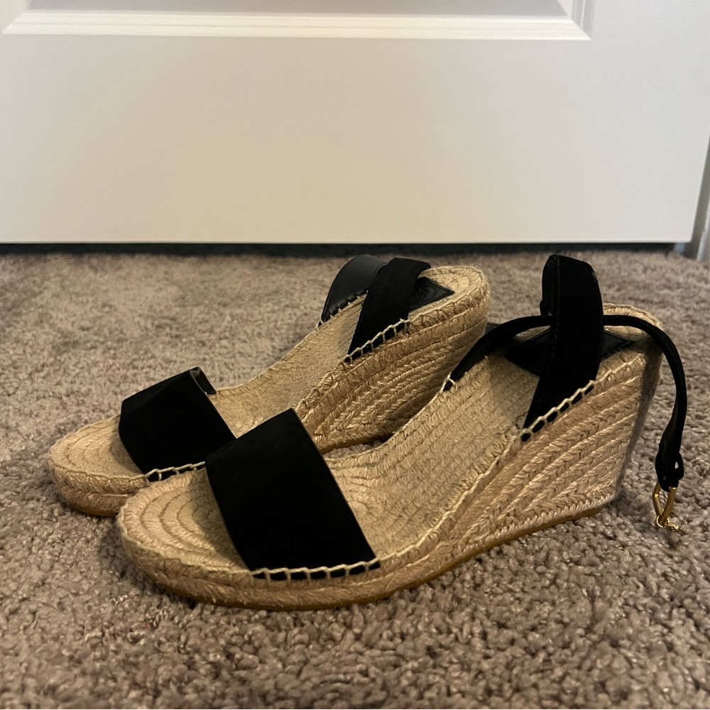 Black Tory Burch Wedges 7M
